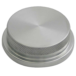 RADIATOR CAP COVER, ALUMINUM, KNURLED GRIP, FORD