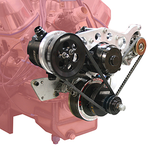 MOUNTING BRACKET, 93MM ALTERNATOR, VACUUM PUMP,  CSR LATE DESIGN SBF ELECTRIC WATER PUMP