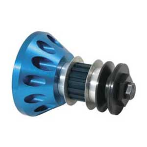 DRIVE KIT, DRY SUMP & VACUUM PUMP, FLANGE STYLE WITH PULLEYS, LONG, SBC