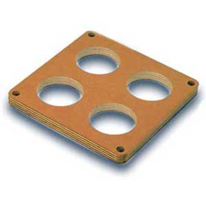 CARBURETOR SPACER, 1/2", WOOD