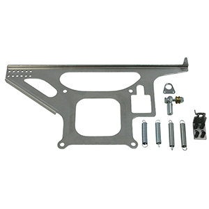 THROTTLE CABLE MOUNTING KIT WITH SPRING 4 BBL