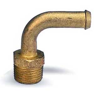 FITTING, 3/8 IN. TO 3/8 IN., 90 DEG, STREAMLINED