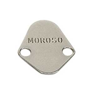 FUEL PUMP PLATE, CHROME, BBC, CHRYSLER 273-440, FORD