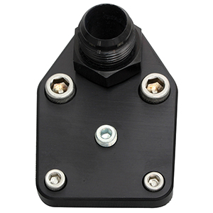 FUEL PUMP PLT, BILLET ALUMINUM  WITH FITTING, SBC