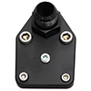 FUEL PUMP PLT, BILLET ALUMINUM  WITH FITTING, SBC