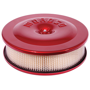 AIR CLEANER KIT, 8-1/2 IN. X  2-3/8 IN., RED POWDER COAT, ALUMINUM