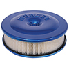 AIR CLEANER KIT, 8-1/2 IN. X  2-3/8 IN., BLUE POWDER COAT, ALUMINUM