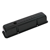VALVE COVERS, SBC, BLACK POWDER COAT