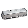 VALVE COVERS, BBC, CHROME, BAFFLED
