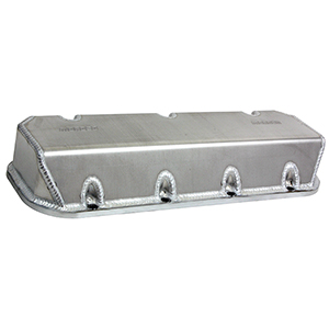 VALVE COVERS, BBC, FABRICATED ALUMINUM, STEEL INSERTS