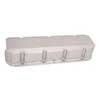 VALVE COVERS, BBC, 3.875 IN. TALL, POCKETS ON EXHAUST & INTAKE, FABRICATED ALUMINUM