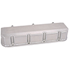 VALVE COVERS, BBC, 3.875 IN. TALL, POCKETS ON EXHAUST & TUBES ON INTAKE, FABRICATED ALUMINUM