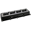 VALVE COVERS, CHRYSLER  5.7/6.1/6.2/6.4, BILLET ALUMINUM, BLACK ANODIZED