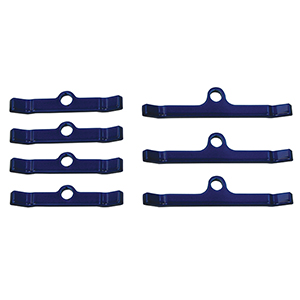 VALVE COVER, HOLD DOWN, BBC, BLUE POWDERCOAT