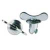 QUICK FASTENER, WINGED, 7/16 IN X .400, STEEL, SILVER