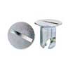 QUICK FASTENER, FLUSH, 7/16 IN X .450, STEEL, SILVER