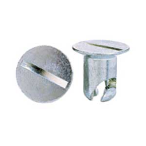 QUICK FASTENER, FLUSH, 7/16 IN X.500, STEEL, SILVER