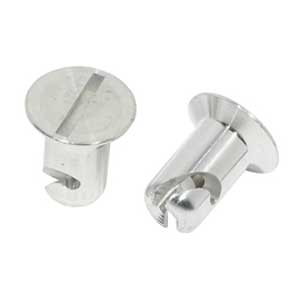 QUICK FASTENER, FLUSH, 7/16 IN X .550, STEEL, SILVER