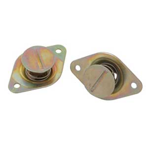 QUICK FASTENER, SELF EJECTING, 7/16 IN X .500, STEEL, GOLD