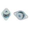 QUICK FASTENER, SELF EJECTING, HEX DRIVE, 7/16 IN X .500, STEEL, SILVER