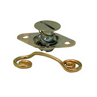 QUICK FASTENER, SELF EJECTING, 5/16 IN X .650, STEEL, SILVER
