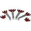 IGNITION WIRE LOOM KIT, UNIVERSAL, RED