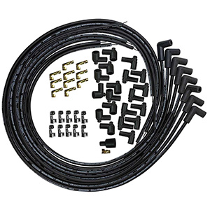 WIRE SET, BLUE MAX, UNIVERSAL, BLACK, 90 DEGREE