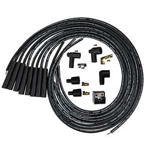 WIRE SET, BLUE MAX, UNIVERSAL, BLACK, STRAIGHT