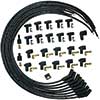 WIRE SET, BLUE MAX, UNIVERSAL, BLACK, 135 DEGREE