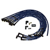 IGNITION WIRE SET, ULTRA 40, SLEEVED, SBC, NON-HEI, 90 DEGREE, BLUE