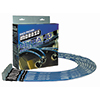 Moroso Ultra 40 Custom Fit Wire Set, Blue Wire, Sleeved, SBC, Under Header/HEI