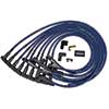 IGNITION WIRE SET, ULTRA 40, UNSLEEVED, BBC, HEI, BLUE