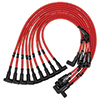 IGNITION WIRE SET, ULTRA 40, UNSLEEVED, SBC, SPRINT CAR, RED
