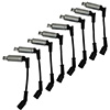 IGNITION WIRE SET, ULTRA 40, UNSLEEVED, GM LS, ALUMINUM SHIELDED, BLACK