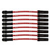 WIRE SET 8.5MM RED ULTRA 40, LS 11in. LONG WO ALUM. HEATSHIELD