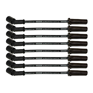 WIRE SET 8.5MM BLACK ULTRA 40 11in. LONG WO ALUM. HEATSHIELD