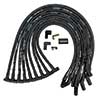IGNITION WIRE SET, ULTRA 40, SLEEVED, FORD 351W HEI, 135 DEGREE, BLACK