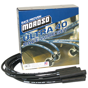 IGNITION WIRE SET,ULTRA 40, HEMI ST, BLACK