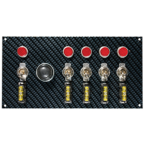 SWITCH PANEL, TOGGLE, GREY/BLACK