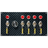 SWITCH PANEL, TOGGLE, GREY/BLACK