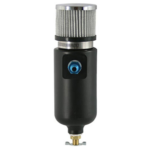 TANK, BREATHER, CATCH CAN, POLY, -6 AN MALE FITTING