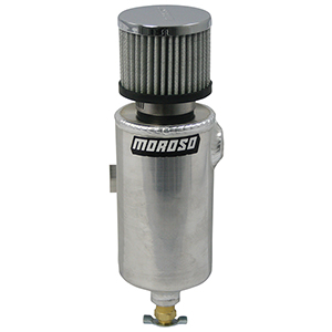 TANK, BREATHER,CATCH CAN,  1/2 NPT FEMALE, ROLL BAR MOUNT