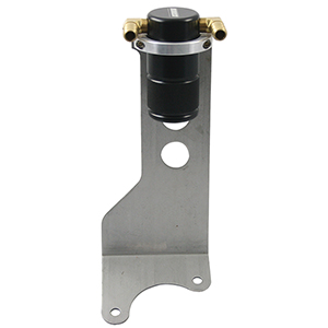 SEPARATOR, AIR OIL, CATCH CAN, SMALL BODY, BLACK FINISH, FORD RAPTOR, 10-14