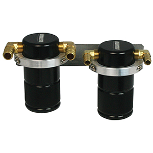 SEPARATOR, AIR OIL, CATCH CAN, SMALL BODY, BLACK FINISH, SUBARU STI, 04-07, WRX, 06-07
