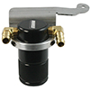 SEPARATOR, AIR OIL, CATCH CAN, SMALL BODY, BLACK FINISH, MUSTANG V-6, 11-14