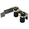 SEPARATOR, AIR OIL, CATCH CAN, SMALL BODY, BLACK FINISH, SUBARU STI, 08-14, TOP MOUNT INTERCOOLER
