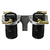 SEPARATOR, AIR OIL, CATCH CAN, SMALL BODY WITH BLACK FINISH, SUBARU STI 08-14 FRONT MOUNT INTERCOOLER