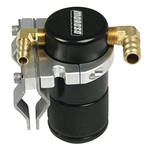SEPARATOR, AIR OIL, CATCH CAN, SMALL BODY, BLACK FINISH, SUBARU BRZ/SCION FRS, TOYOTA 86, 12-19