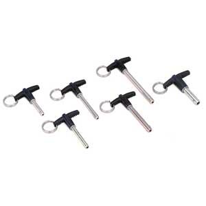 QUICK RELEASE PIN, 5/6 IN. DIA X 1 IN. LONG, TWO PACK