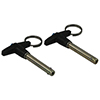 QUICK RELEASE PIN, 5/6 IN. DIA X 1-1/2 IN. LONG, TWO PACK